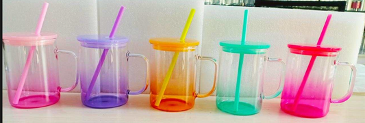 Jelly ombre libby glass mug