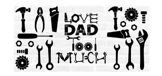 Love Dad too much  uv dtf transfer