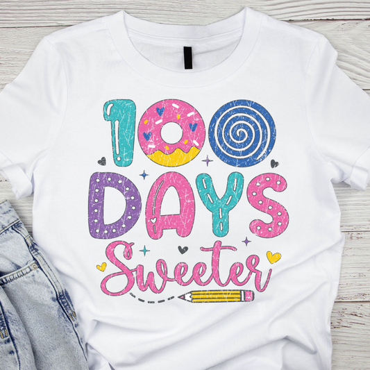 100 days sweetes transfer (IRON ON TRANSFER SHEET ONLY)