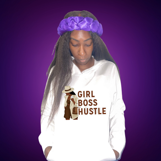 Girl boss hustle DTF transfer (IRON ON TRANSFER SHEET ONLY)