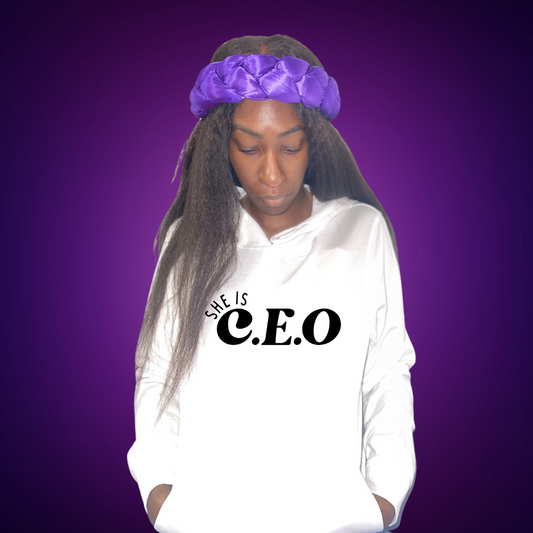She is CEO DTF transfer (IRON ON TRANSFER SHEET ONLY)
