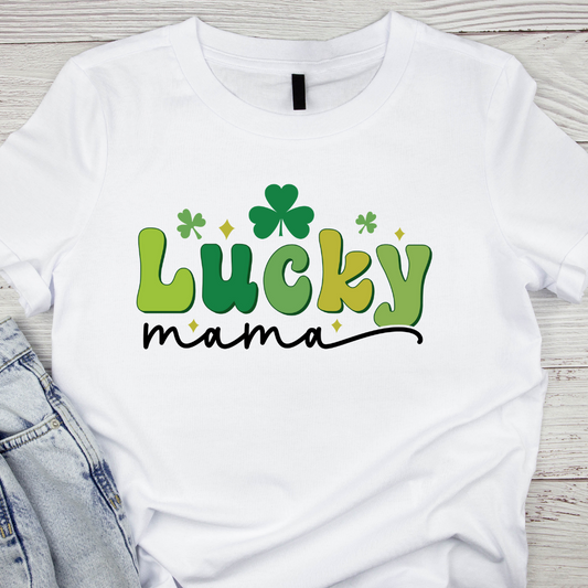 Lucky mama DTF transfer (IRON ON TRANSFER SHEET ONLY)