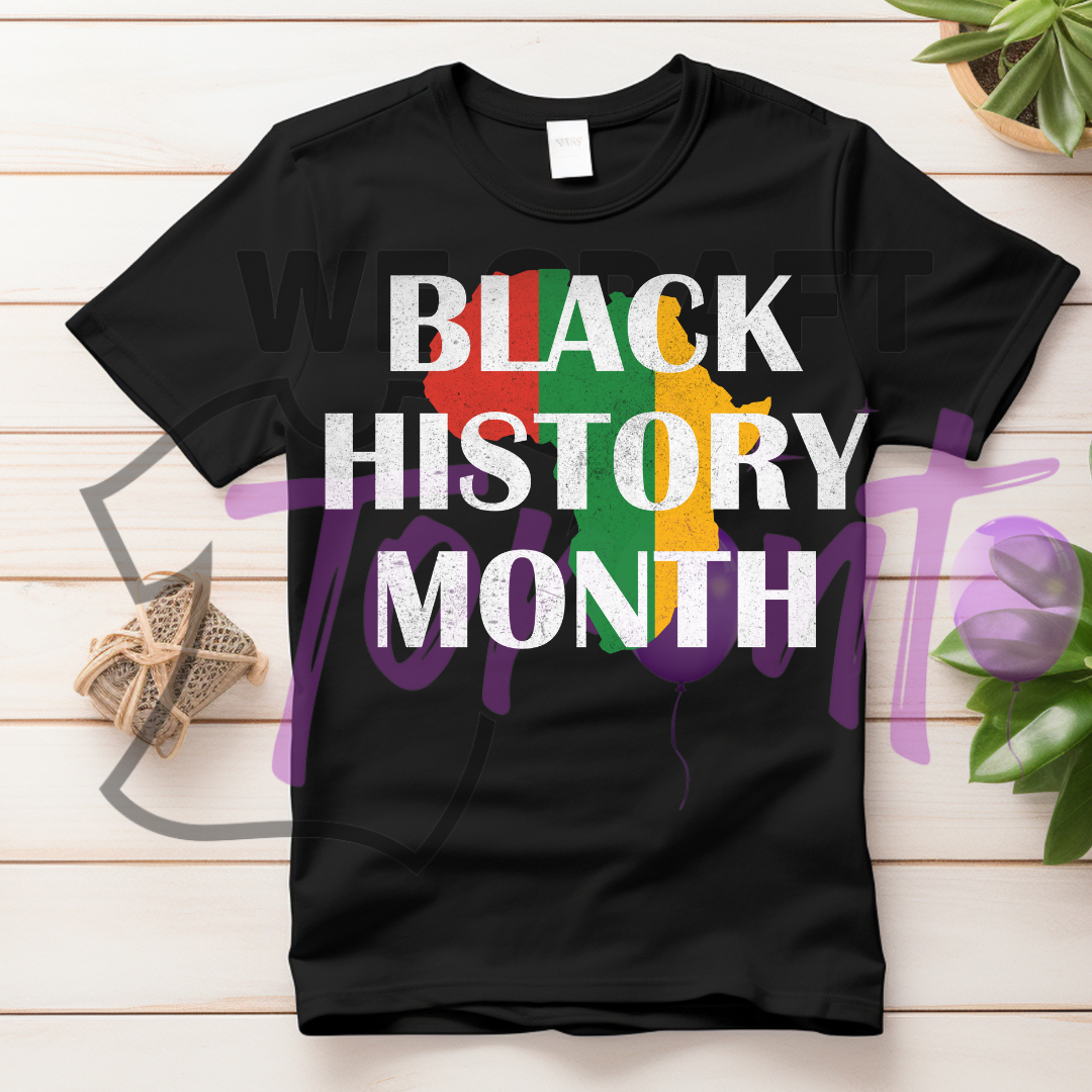 Black History Month DTF transfer (IRON ON TRANSFER SHEET ONLY)
