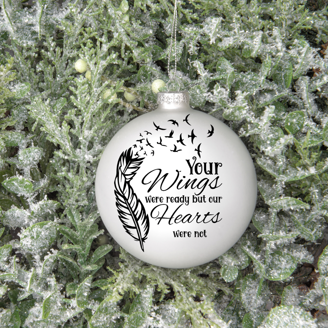 Your wings were ready UV DTF ornament decal