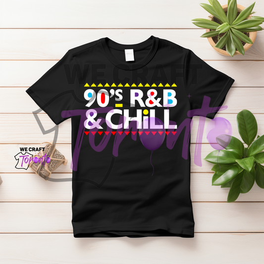 90s R&B n chill DTF transfer (IRON ON TRANSFER SHEET ONLY)