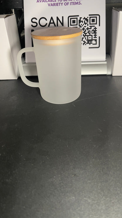 Blank jelly libby glass mug