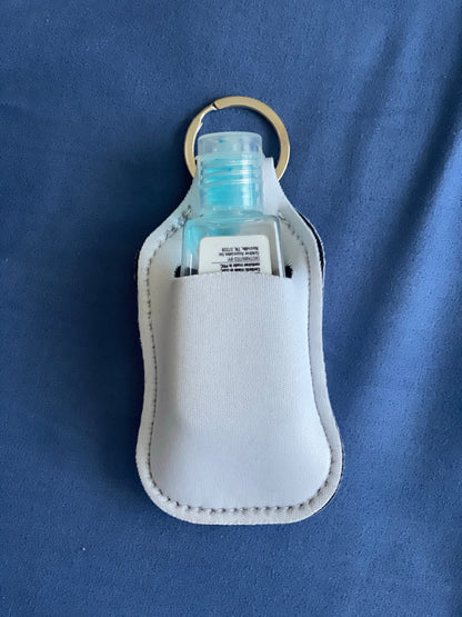 Hand sanitizer keychain